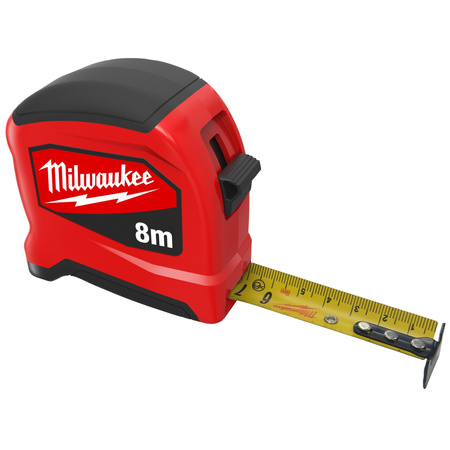 Miara zwijana metrówka 8m Slim Gen 2 Milwaukee 4932498785