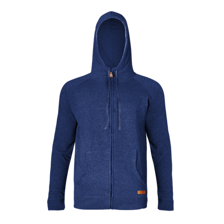 Bluza z kapturem na suwak Lahti Pro granatowa, rozmiar 2XL