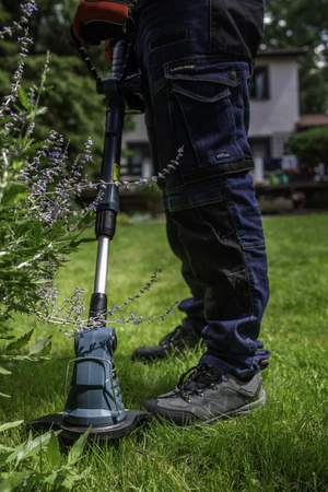 Półbuty robocze z podnoskiem stalowym S1P SRA Lahti Pro szaro-czerwone, rozmiar 39