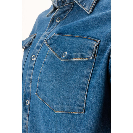 Koszula jeansowa Lahti Pro niebieska, rozmiar 3XL