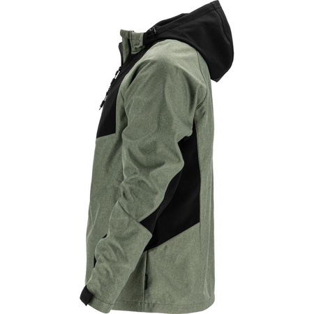 Kurtka Soft-shell z kapturem L4095001 Lahti Pro zielono-czarna, rozmiar S