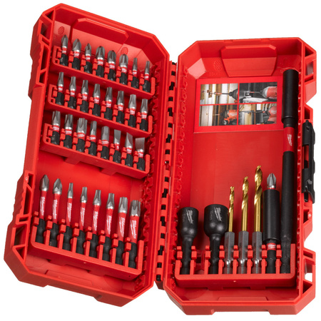 Zestaw bitów wierteł SHOCKWAVE 40 elementów Milwaukee 4932492004