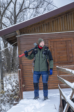 Kurtka zimowa 3w1 z odpinaną podpinką Lahti Pro zielono-czarna, rozmiar 2XL