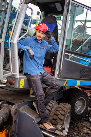 Koszula jeansowa Lahti Pro niebieska, rozmiar XL
