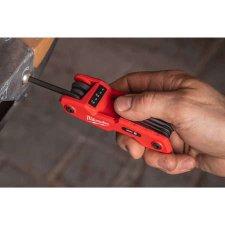 Zestaw składanych kluczy imbusowych HEX 8 el Milwaukee 4932480978