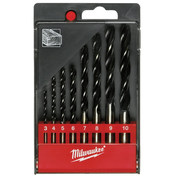 Wiertła do drewna zestaw 8 sztuk Milwaukee 4932352466