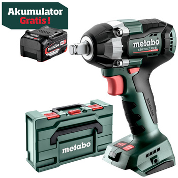 Zakrętak udarowy akumulatorowy Metabo SSW 18 LT 300 BL (602398840)