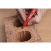 Markery budowlane 4 kolory zestaw Milwaukee 48223106