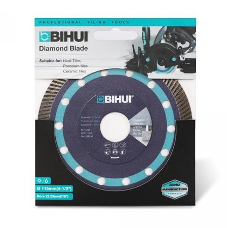 Tarcza diamentowa 125mm super cienka do cięcia na sucho BIHUI DCBN5