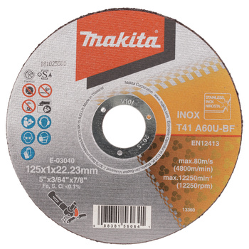 Tarcza tnąca 125x1.0x22.23mm Makita E-03040