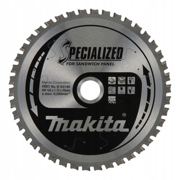 Tarcza tnąca Makita B-63149 do płyt warstwowych 165x20mm 42 Z