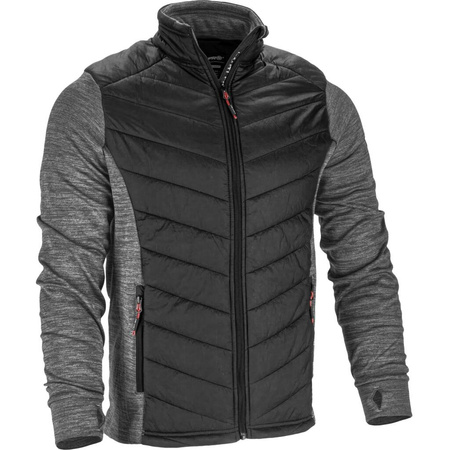 Bluza ocieplana pikowana Lahti Pro szara, rozmiar S