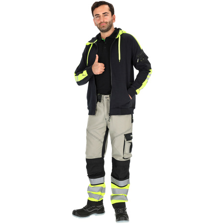 Bluza męska Stalco Mechanick czarna, rozmiar XL
