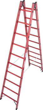 Drabina dwustronna ze szczeblami z tworzywa sztucznego KRAUSE Stabilo 4,10m 2x10