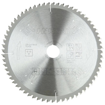 Piła tarczowa do aluminium 216x30mm 60 zębów HiKOKI