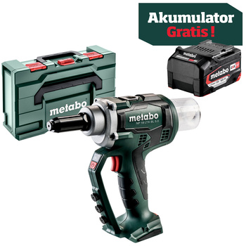 Akumulatorowa nitownica do nitów zrywalnych Metabo NP 18 LTX BL 5.0 (619002840)