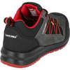 Półbuty robocze zamszowe z podnoskiem kompozytowym ESD S1 SRC Lahti Pro grafitowo-czerwone, rozmiar 39