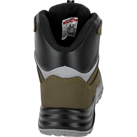 Trzewiki robocze nubukowe SRC S3 Lahti Pro zielono - czarne, rozmiar 42