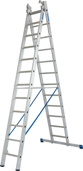 Drabina wielofunkcyjna z rolkami przyściennymi KRAUSE Stabilo 10,90m 3x14