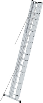 Drabina rozsuwana linką ze szczeblami, trzyelementowa KRAUSE Stabilo 11,35m 3x16