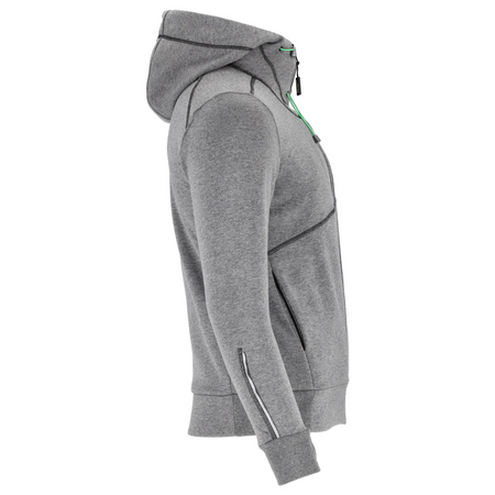 Bluza męska z kapturem Stalco Spartan szary, rozmiar 2XL