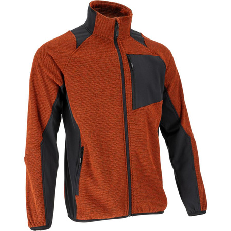 Bluza zapinana na suwak L4015305 Lahti Pro ceglasto-czarna, rozmiar 2XL