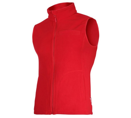 Kamizelka damska polarowa Lahti Pro czerwona, rozmiar M