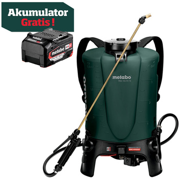 Akumulatorowy opryskiwacz plecakowy Metabo RSG 18 LTX 15 (602038850)