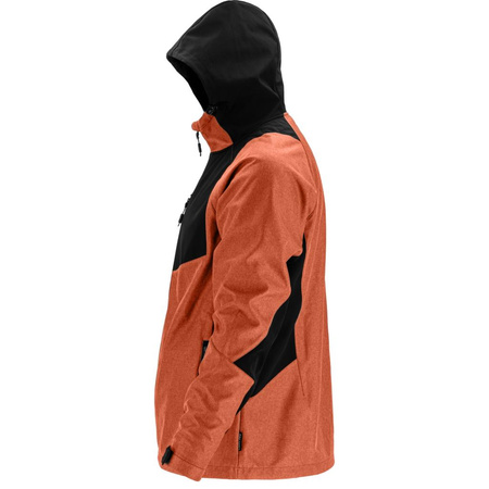 Kurtka Soft-shell z kapturem L4094905 Lahti Pro ceglasto-czarna, rozmiar 2XL