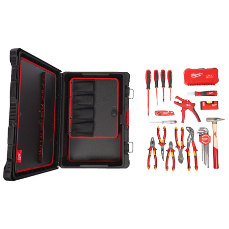 Zestaw dla elektryka PACKOUT 62 elementy Milwaukee 4932499466
