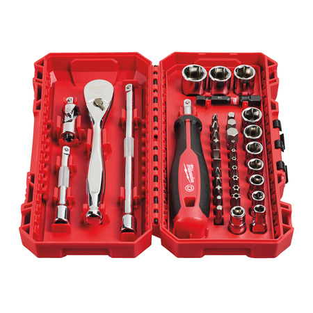 Zestaw nasadek i bitów 1/4" 38szt Milwaukee 4932498381