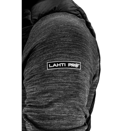 Bluza ocieplana pikowana Lahti Pro szara, rozmiar 2XL