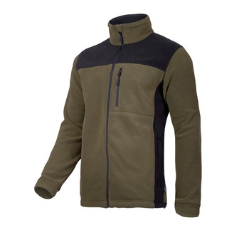 Bluza ocieplana polarowa Lahti Pro zielona, rozmiar M