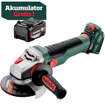 Akumulatorowa szlifierka kątowa Metabo WVB 18 LTX BL 15-125 Quick (601731850)
