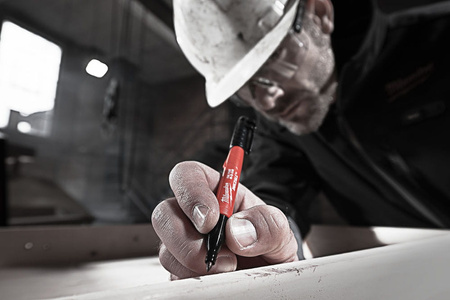 Zestaw dla spawaczy poziomica taśma miernicza marker Milwaukee 4932480552