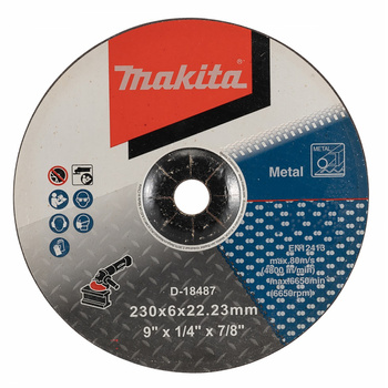 Tarcza szlifierska 230x22,23mm Makita D-18487