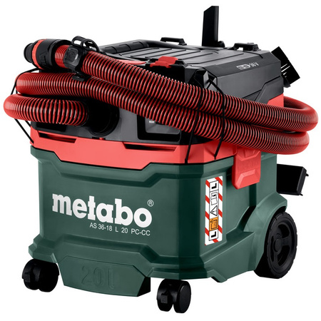 Odkurzacz akumulatorowy Metabo AS 36-18 L 20 PC-CC (602072850)
