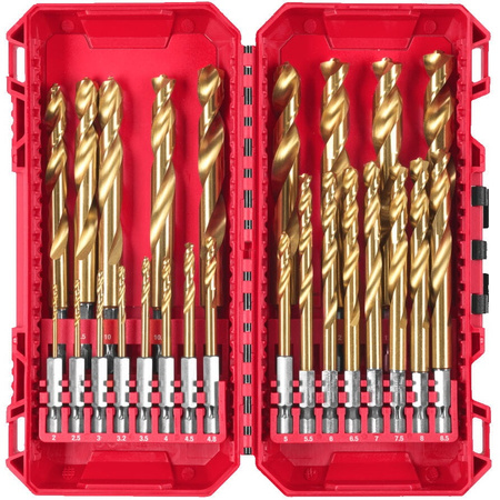 Zestaw wierteł do metalu HSS-G (2-13mm) 25szt. Milwaukee 4932500420