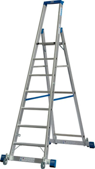 Drabina wolnostojąca, jezdna ze stabilizatorami KRAUSE Stabilo 3,65m 1x7