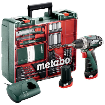 Akumulatorowa wiertarko-wkrętarka Metabo PowerMaxx BS Set