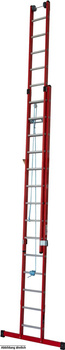 Drabina przystawna z tworzywa sztucznego KRAUSE Stabilo 2x16 9.00m