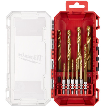 Zestaw wierteł do metalu HSS-G TiN RED HEX 10 szt. Milwaukee 4932493865