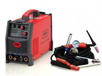Spawarka inwertorowa V-TIG 225 PULS + zestaw TIG IDEAL