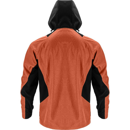 Kurtka Soft-shell z kapturem L4094903 Lahti Pro ceglasto-czarna, rozmiar L