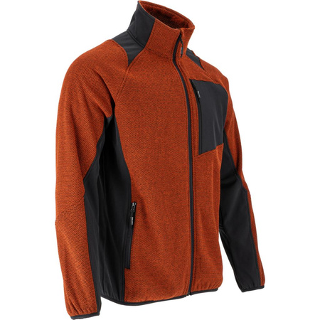 Bluza zapinana na suwak L4015303 Lahti Pro ceglasto-czarna, rozmiar L