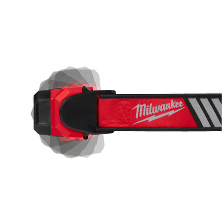 Latarka czołowa akumulatorowa USB 600lm L4HL-VIS-301 Milwaukee 4933479768