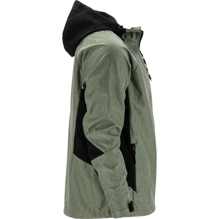 Kurtka Soft-shell z kapturem L4095001 Lahti Pro zielono-czarna, rozmiar S