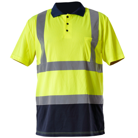 Koszulka polo ostrzegawcza Lahti Pro żółta, rozmiar XL