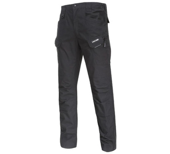 Spodnie bojówki Slim Fit Lahti Pro czarne rozmiar 2XL