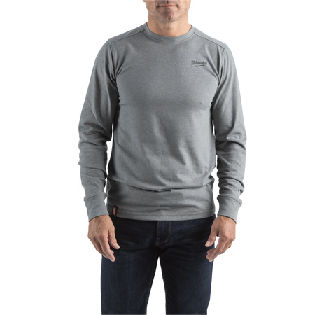 Koszulka t-shirt z długim rękawem szara HT LS GR M Milwaukee 4932492989